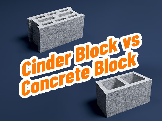 Cinder Block Vs. Concrete Block - Globmac