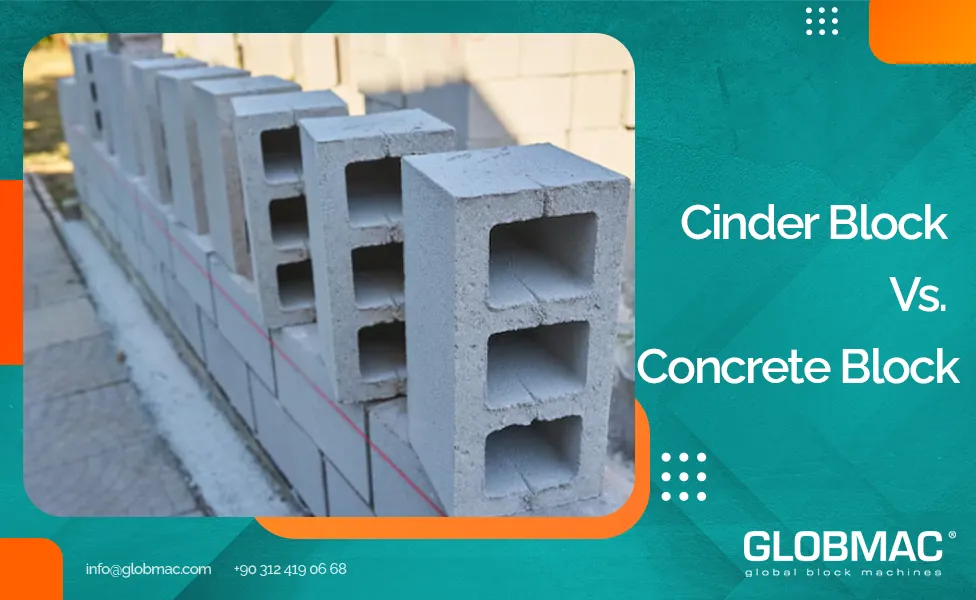 Cinder Block Vs. Concrete Block